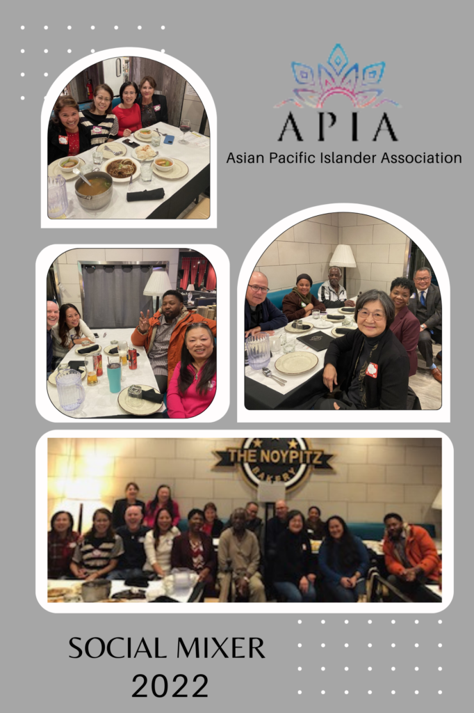 APIA members and guests at social gathering