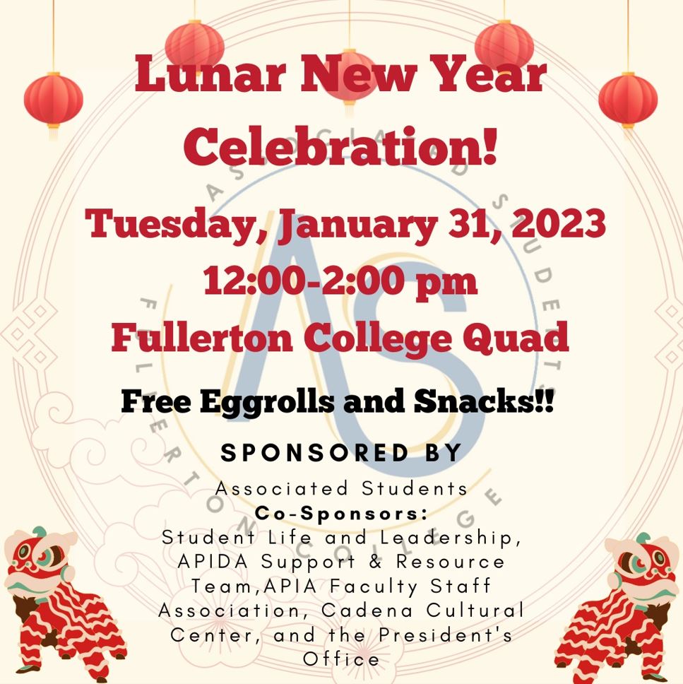 Lunar New Year Celebration Flyer